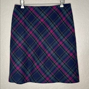 NWT Talbots wool tartan plaid Skirt